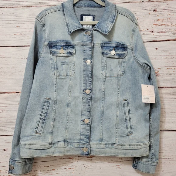 LC Lauren Conrad New Core Denim Jacket - Picture 4 of 13